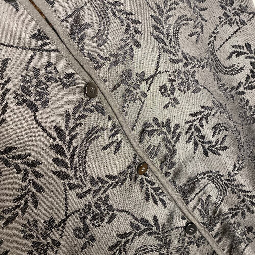 Embroidered Fall Leaves Vest Reversible Large - Picture 7 of 8